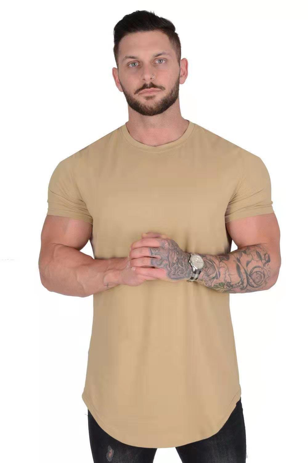 New Loose Light Board Sports Running Leisure Short Sleeve Summer Sports Fitness Men's T-shirt