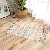 Cotton And Linen Mat Ethnic Style Carpet Non-slip Mat Home