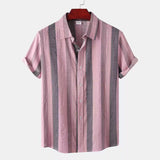 Summer Hawaiian Style Casual Printed Men's Shirt Men's Printed Short Sleeve