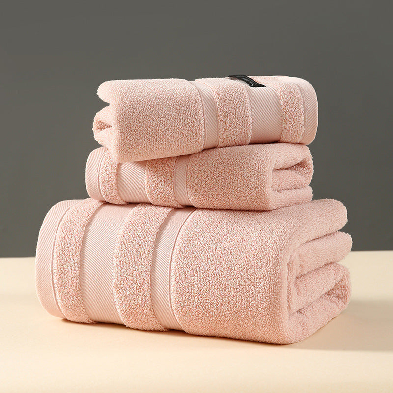 3-Piece 100% Cotton Towel Set – Bath & Hand Towels