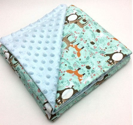 Twill Cotton Baby Bean Blanket Double Layer