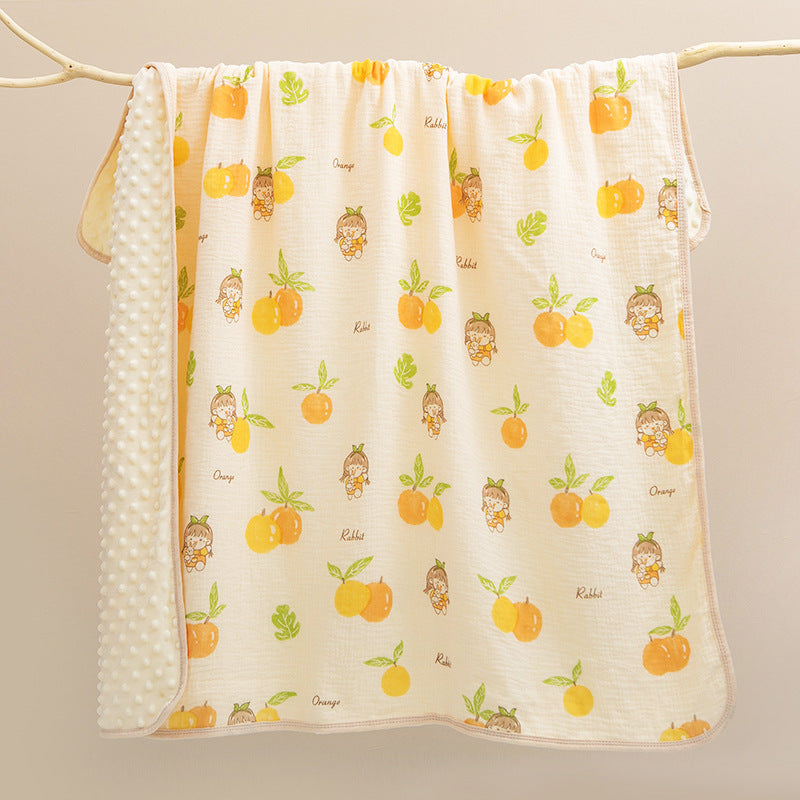 Baby Class A Crepe Doudou Velvet Blanket