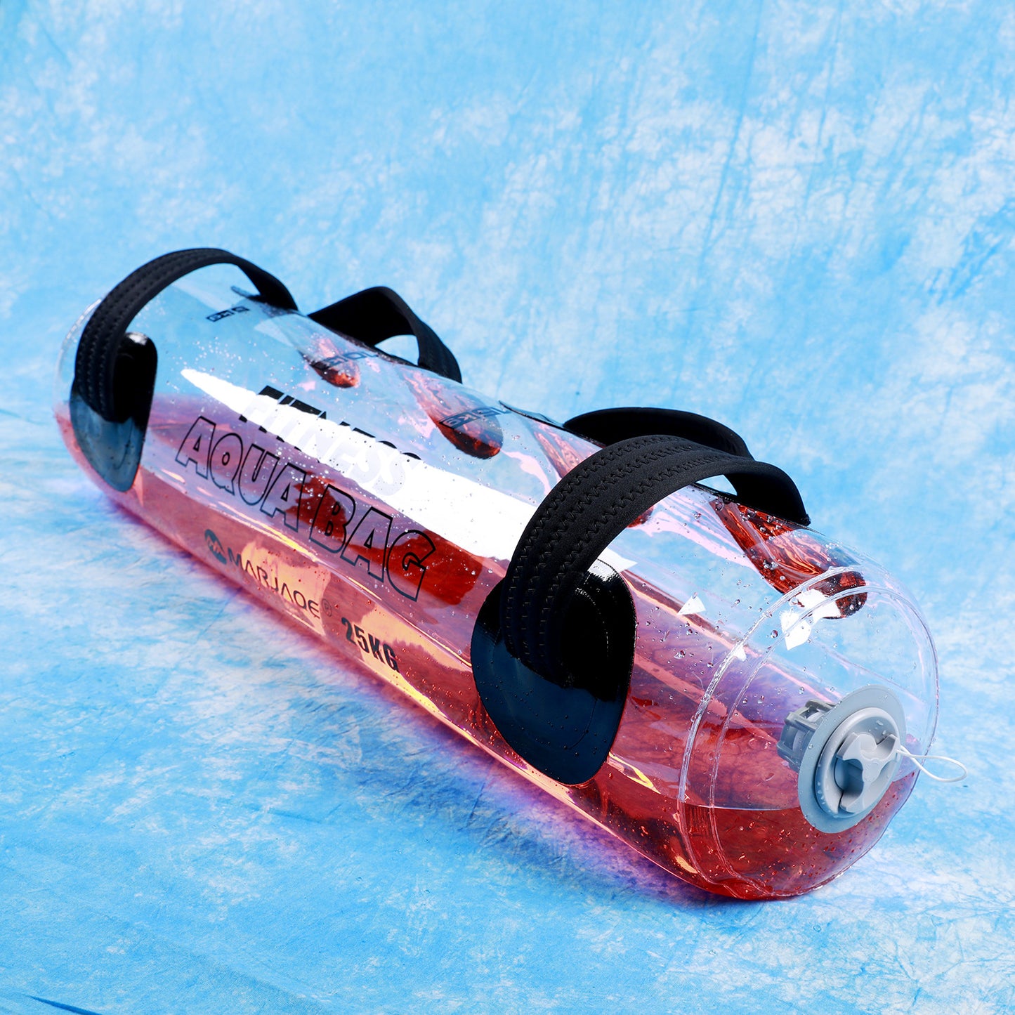 Transparent Fitness Sports Water Bag Water Injection Weight Portable Energy Column Cylindrical Strength Training Inflatable Weight Bag