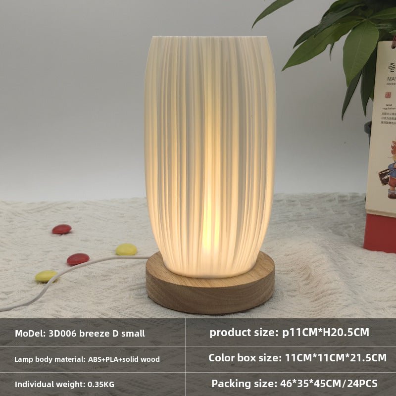 Nordic Girl Bedroom Bedside Decorative Table Lamp USB Dimming Eye Protection Night Light Creative Atmosphere Lamp