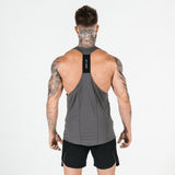 Muscle Fitness Men's Brothers Summer Sports Leisure Elastic Quick-drying Blank Light Board Logo-free Stitching Vest