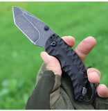 Outdoor Cutter Camping Survival Stainless Steel Folding Knife 8750 Three-color 8CR All-steel Multifunctional Knife