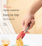 Multifunctional Nylon Food Clip Stainless Steel Food Clip Bread Clip Barbecue Clip Anti-scald Barbecue Clip Kitchen Tools