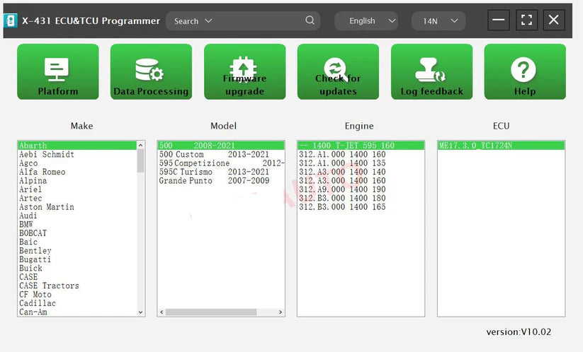LAUNCH X431 ECU & TCU Programmer Standalone PC version supports checksum correctly
