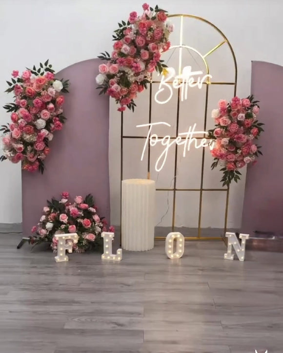 Beautiful Flower Backdrop For Wedding