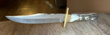 Handmade Stainless Steel Bowie Knife Full Tang For Hunting Camping Outdoor & Survival