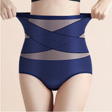 High-waisted Ice Silk Butt Lifting Tummy Control Pants Women's Silky Breathable Mulberry Silk Ladies Slimming Pants Bag