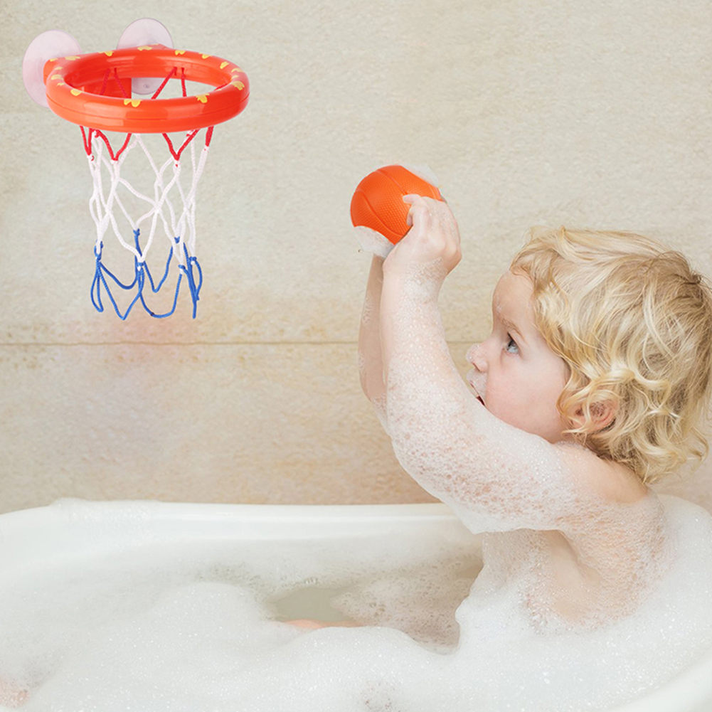 Bathroom Sucker Basketball Hoop Baby Playing Bathroom Basketball Toys Baby Mini Shooting Children's Bath Toys