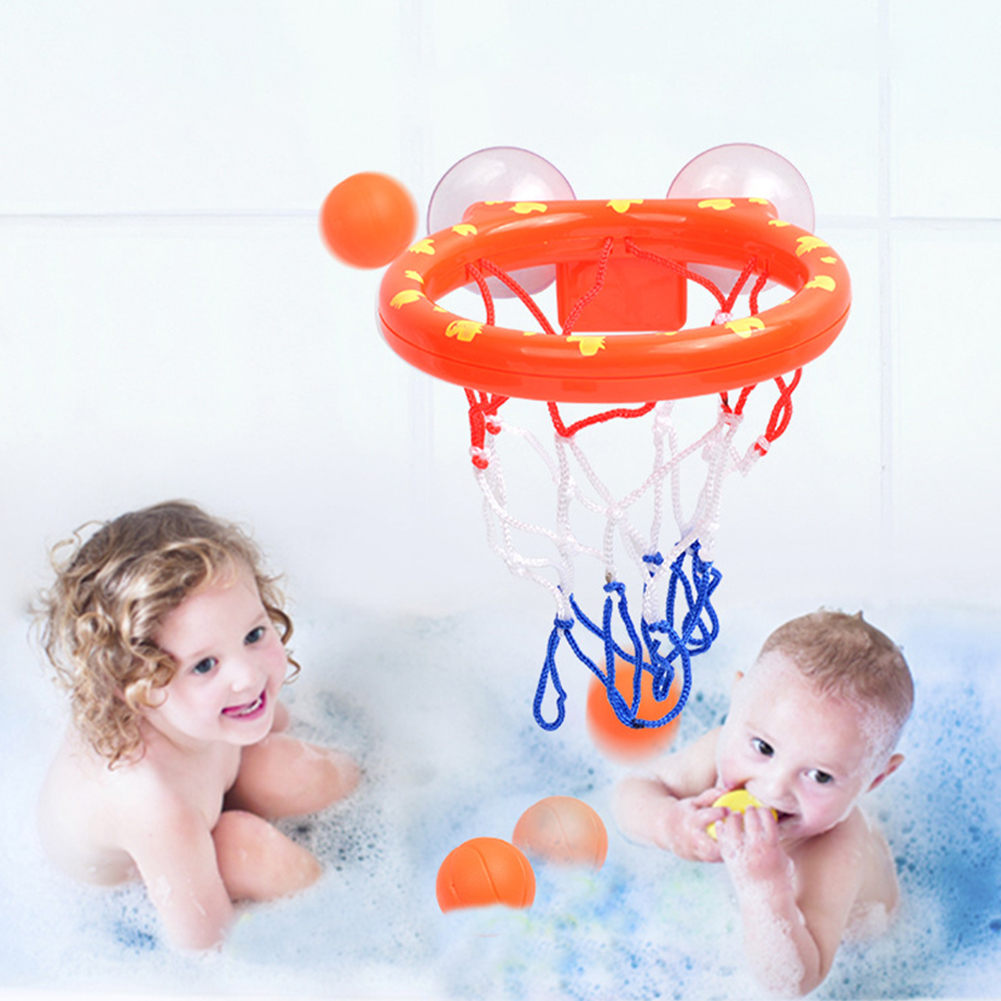 Bathroom Sucker Basketball Hoop Baby Playing Bathroom Basketball Toys Baby Mini Shooting Children's Bath Toys