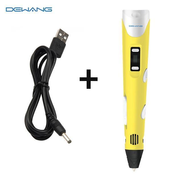 3D Printing Pen for Kids & DIY Art – Adjustable Speed & Temperature