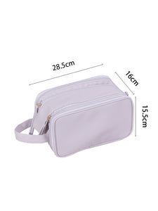 New Multi-functional Cosmetic Bag Women's Large Capacity Portable Travel High-level Cosmetic Brush Toiletry Storage Bag