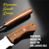 Custom handmade Hunting Knife Carbon Steel 1075 and Bushcraft Knife with sheath Ideal Gift Item