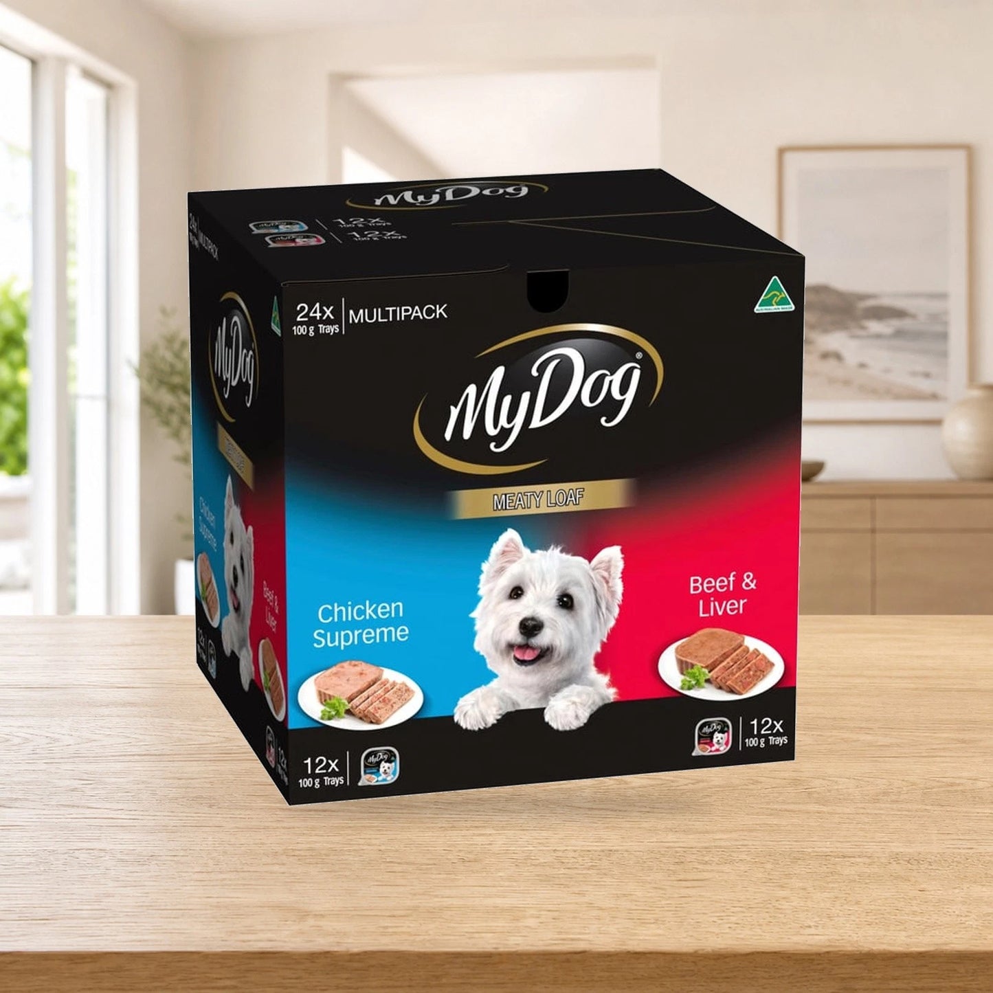 My Dog Chicken, Beef & Liver Wet Dog Food (100 g x 24 pk)