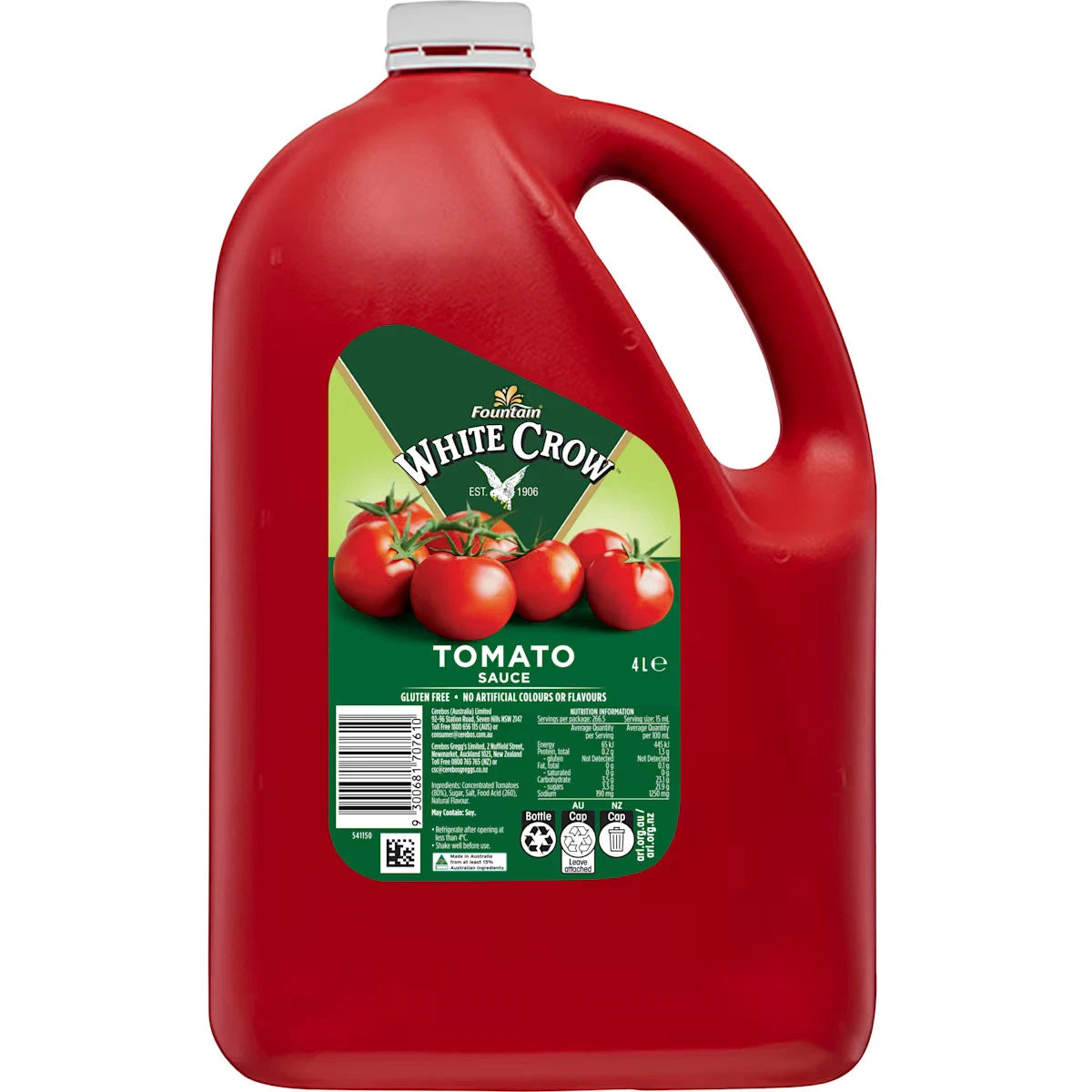 Fountain White Crow Tomato Sauce 4l