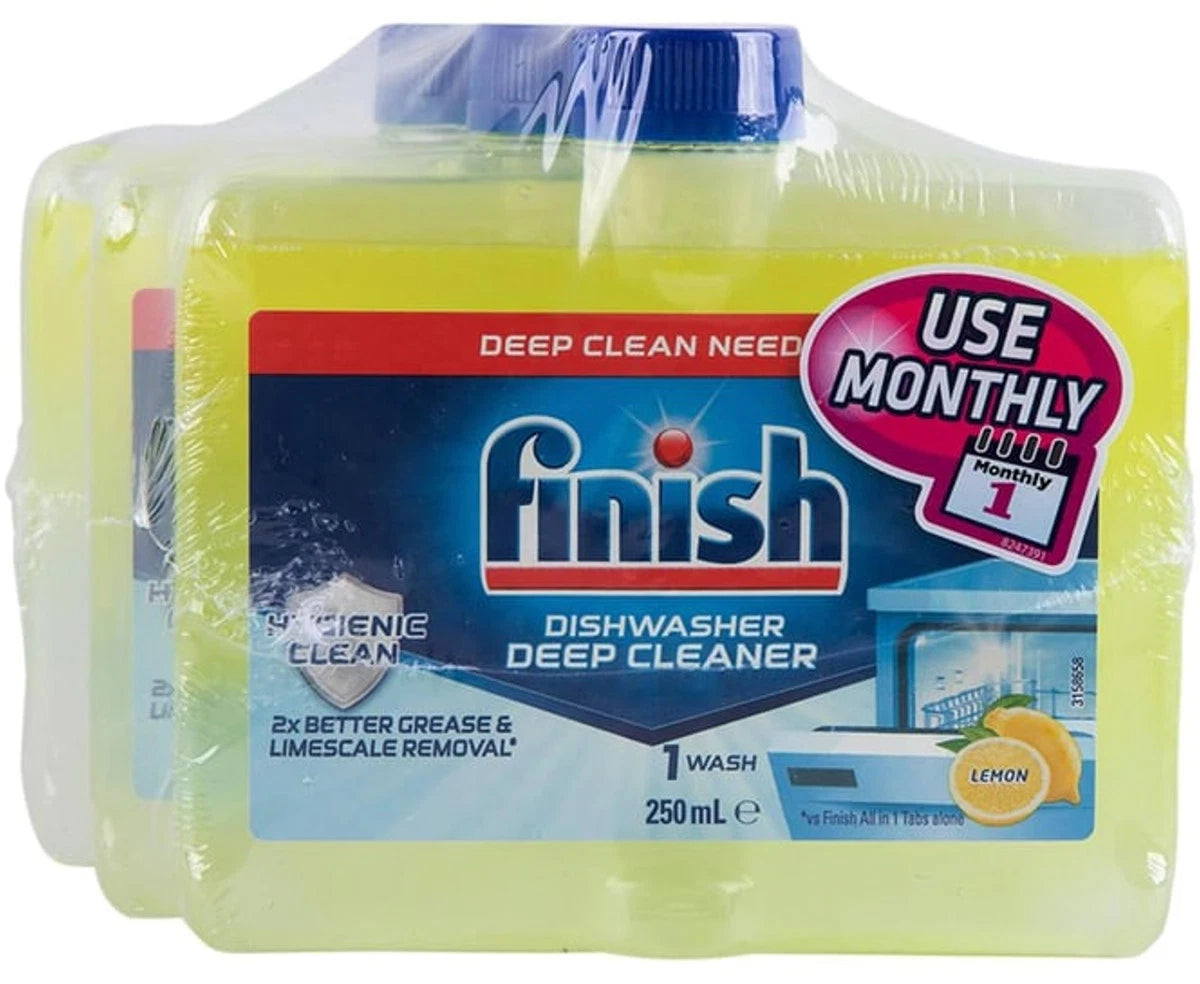 Finish Dishwasher Cleaner (250 ml x 4 pk)