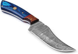 Custom Hand Made Hunting Knife With Leather Sheath Best Damascus Steel Blade