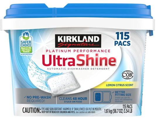 Kirkland Signature Dishwasher Pacs (115 pk)