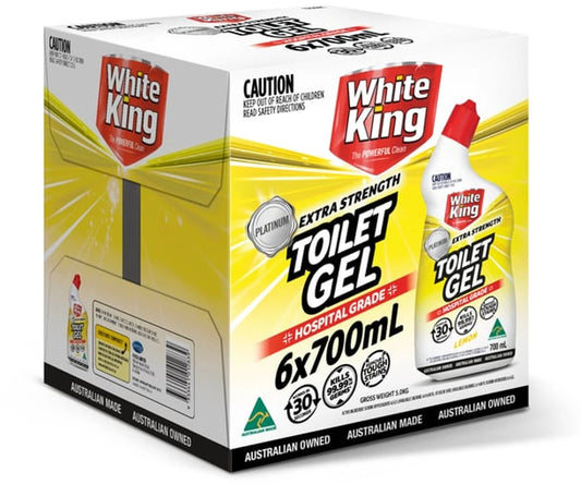 White King Toilet Gel (700 ml x 6 pk)