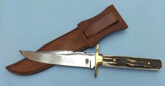 Handmade Stainless Steel Hunting Bowie Knife For Camping Survival & Outdoor.