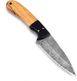 Professional Custom Handmade Damascus Hunting Knife - Best steel Fixed Blade