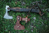 Handmade Carbon Steel Viking Axe For Hunting Camping & Outdoor