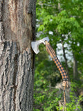 Hand Forged Custom Handmade Viking Axe High Corban Steel Blade Hunting Axe.