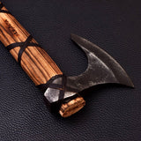 Forest Hunting Custom Handmade Viking Axe of Ragnar Lothbrok - Battle Ready Axe - Free Engraving