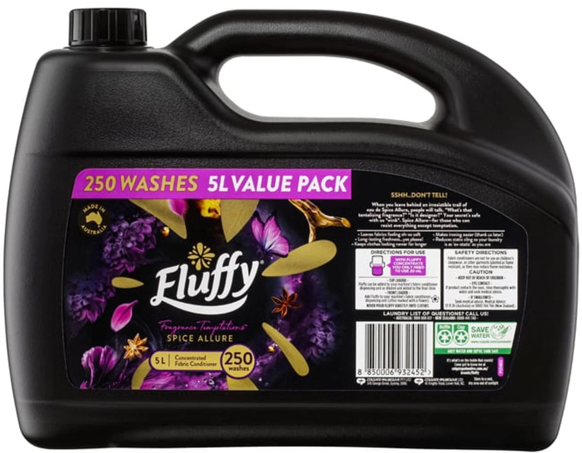 Fluffy Fragrance Temptations Spice Allure Fabric Softener (5 L)