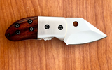 Handmade Stainless Steel Mini Folding Pocket Knife For Camping Hunting & Fishing.