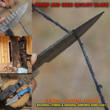 Handmade Damascus Hunting Knife For Skinning Camping Damascus Steel - Free Engraving AU