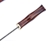 Handmade Damascus Buck Hunting Knife with Leather Sheath - Ideal for Skinning. Gift Item