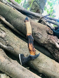 Handmade Premium Viking Axe With Wooden Box Carbon Steel camping Axe, Ideal Gift