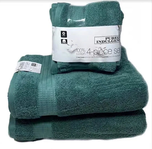 Purely Indulgent 76cm x 147cm Green Water Bath Towel
