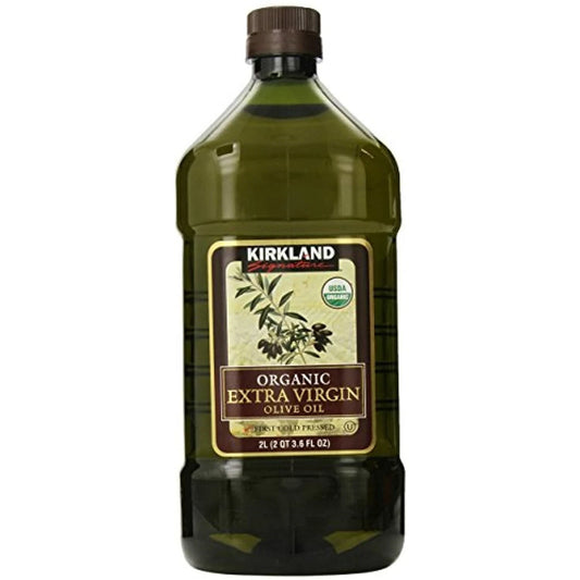 Kirkland Signature Organic Extra Virgin Olive Oil 2L (2QT 3.6 fl. oz)