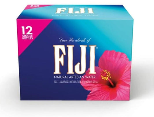 Fiji Natural Artesian Water Bottles (1 L x 12 ct)