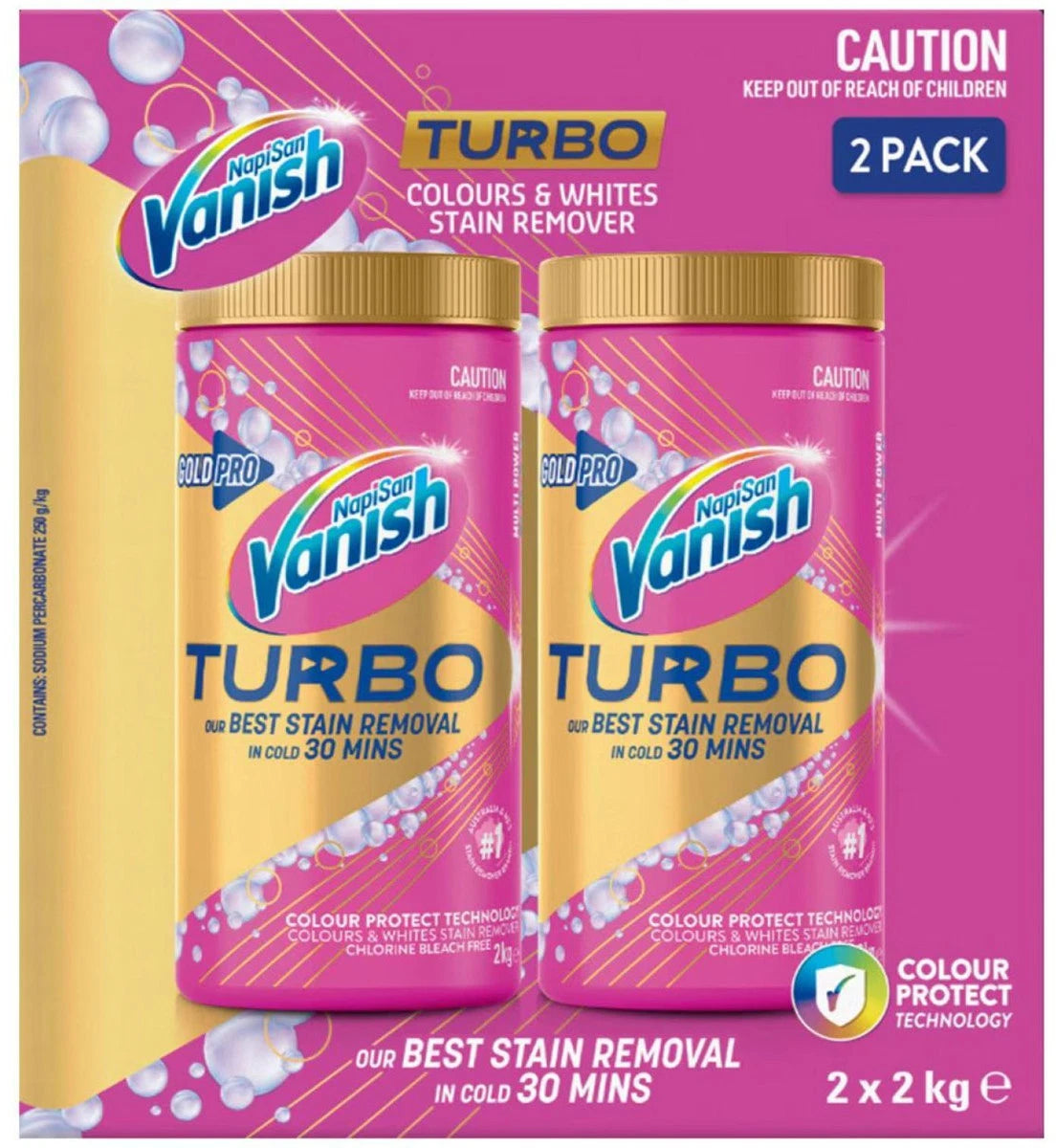 Vanish Napisan Turbo Stain Remover (2 kg x 2 ct)