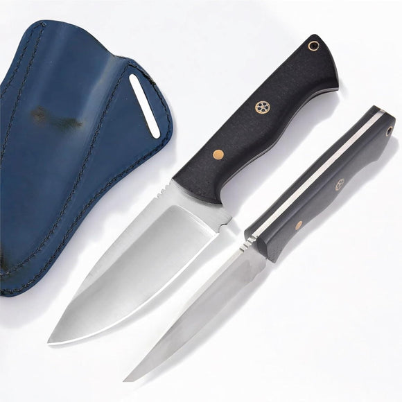 Hunting Knife Forged Fixed Blade Bushcraft Scout Carry Knife With Cover. Gift Item