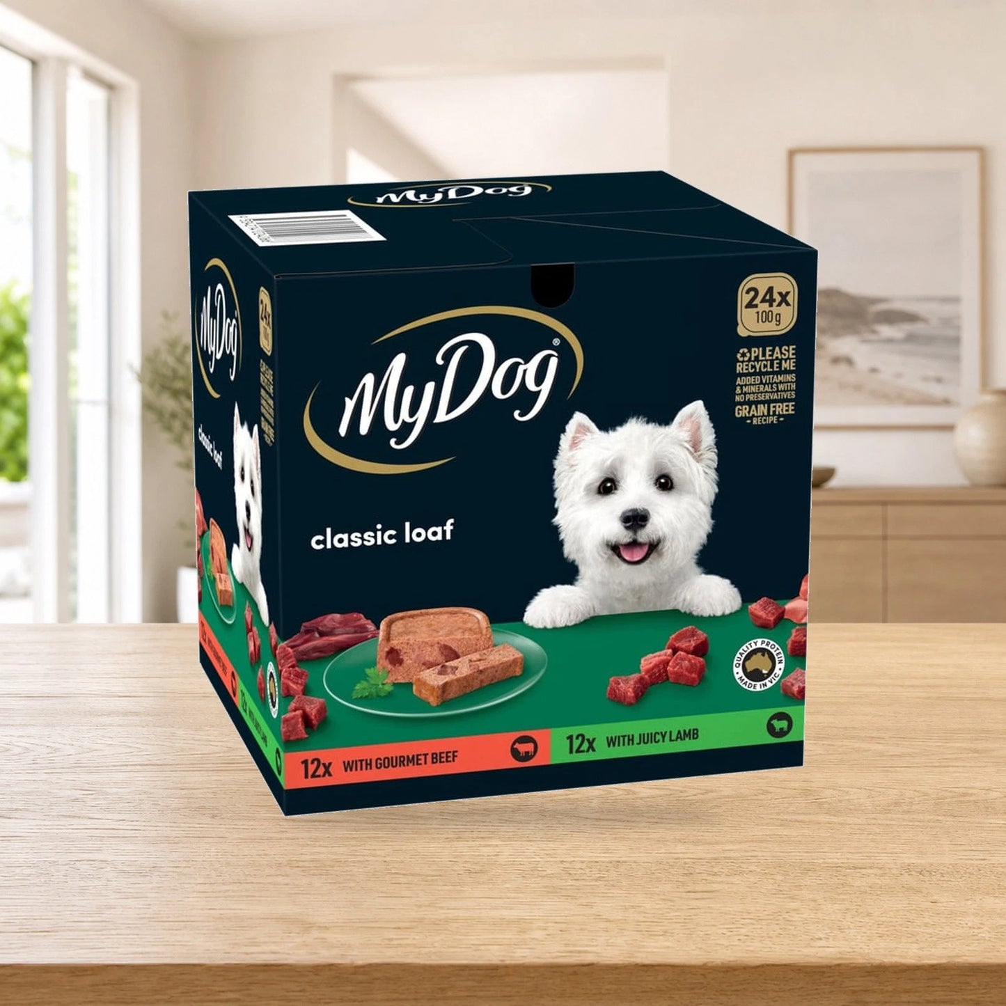 My Dog Beef & Lamb Wet Dog Food (100 g x 24 pk)