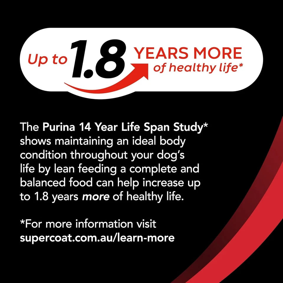 Purina Supercoat Adult Beef Dry Dog Food 18 Kg , Best Selling Product