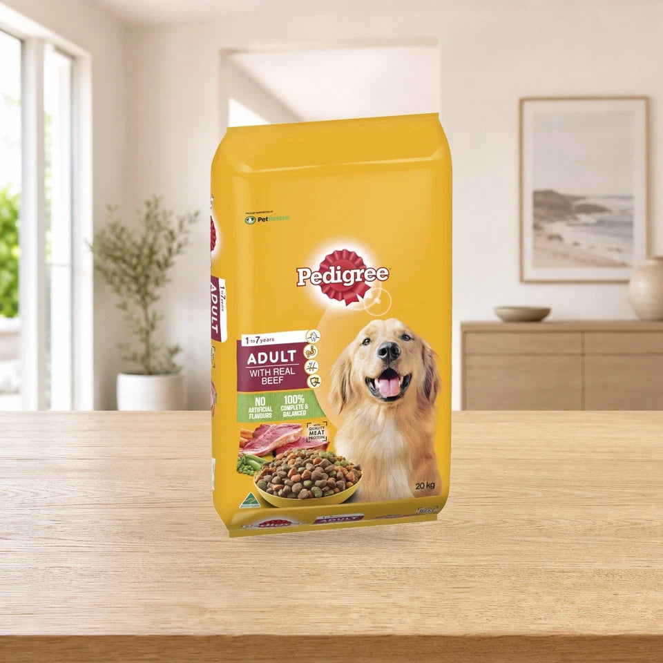 Pedigree Vital Protection 1-7 Years Adult Dog Food With Beef And Vegetables 20kg