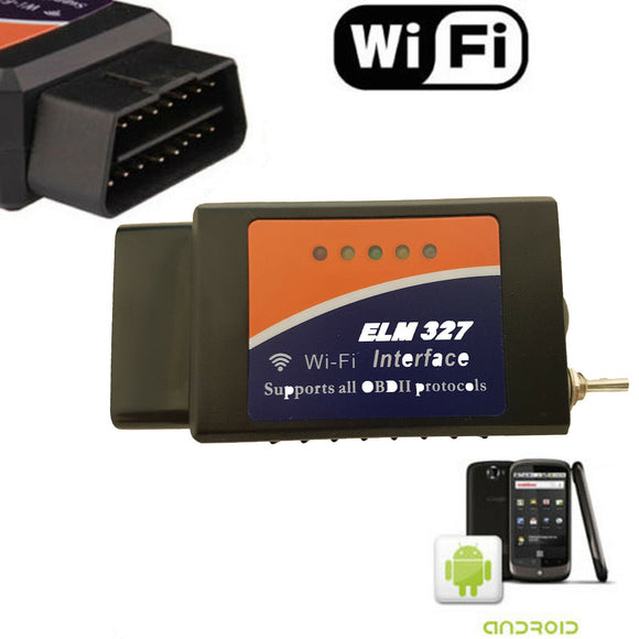 Modified ELM327 WiFi OBD2 Diagnostic Scanner Tool with Switch for Car Ford Mazda