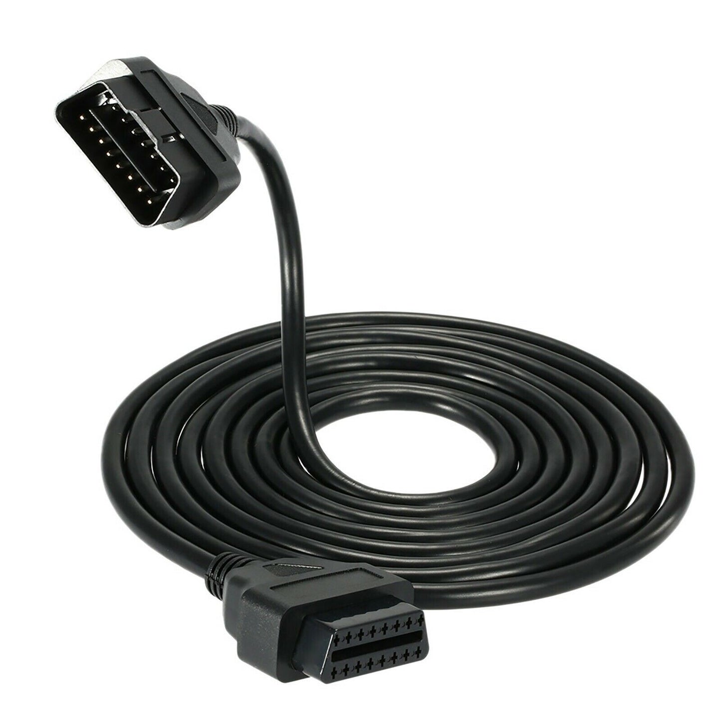 1.5M Long Length OBDII Male To OBDII Female Diagnostic Extension Cable Adapter