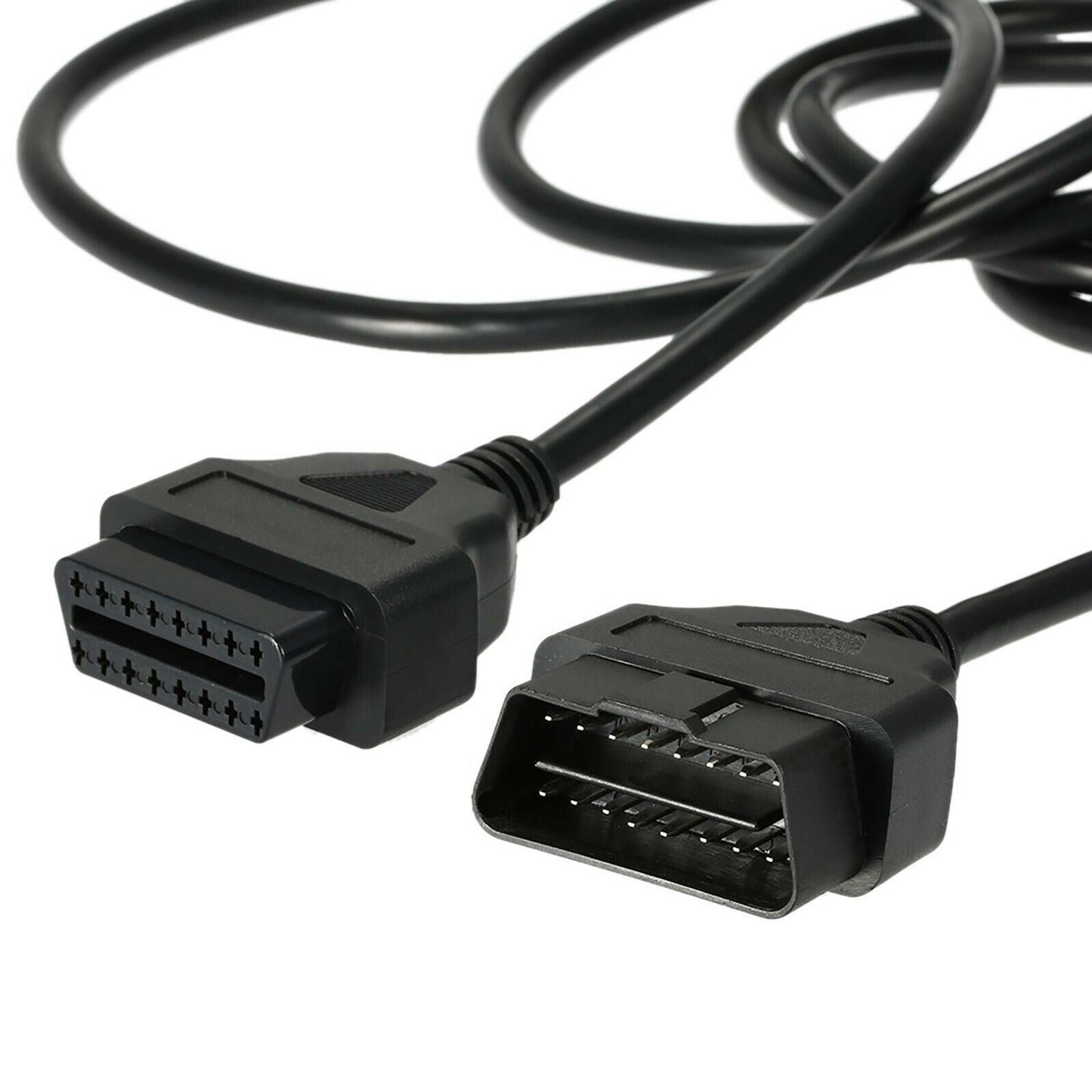 1.5M Long Length OBDII Male To OBDII Female Diagnostic Extension Cable Adapter