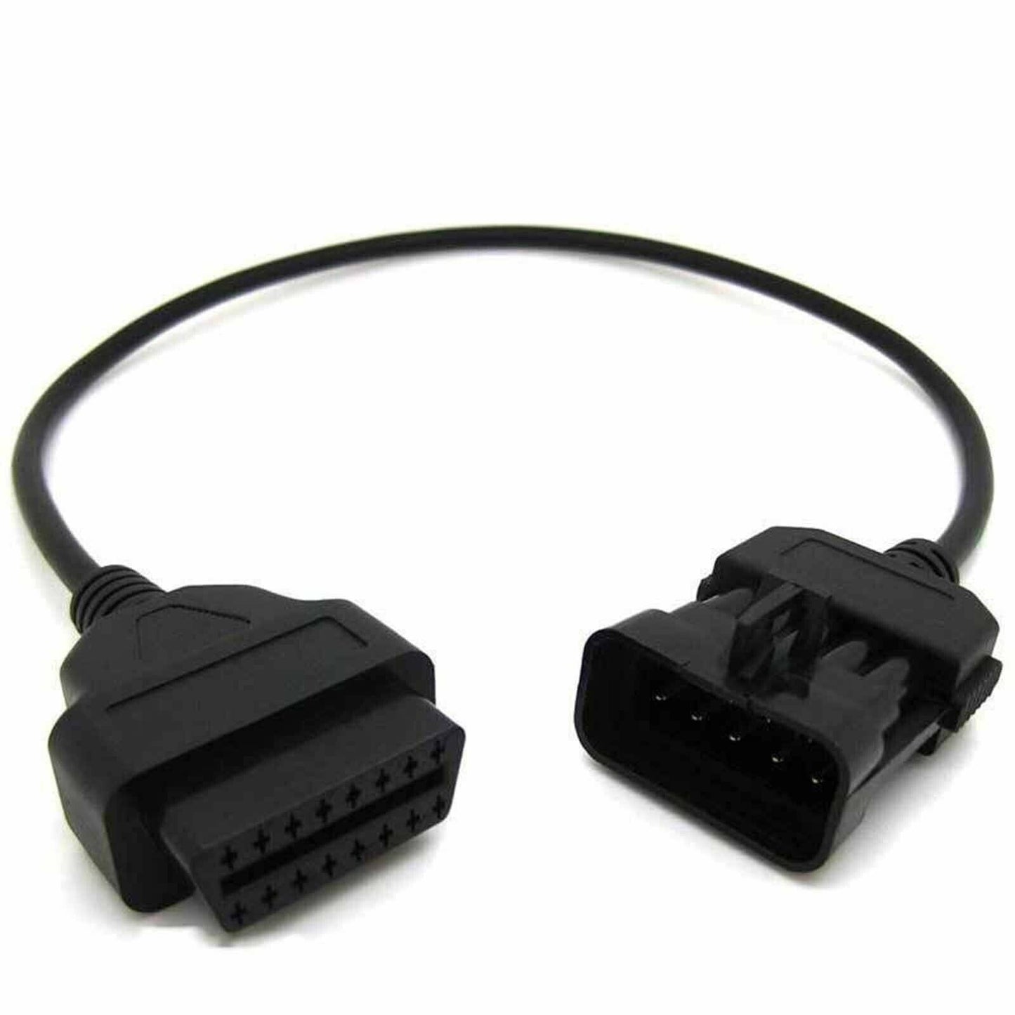 Opel Vauxhall 10 pin to 16 pin OBDII Female Auto Car DLC Extension Adapter Cable