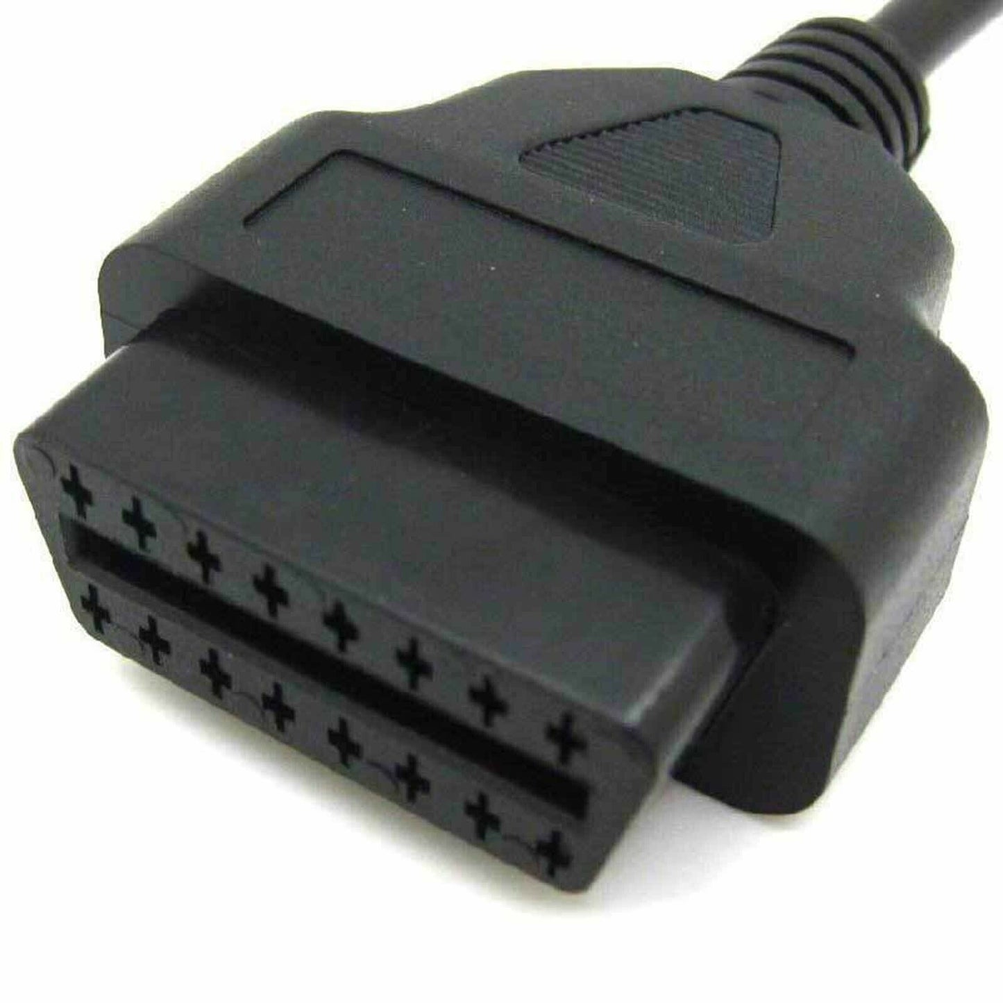 Opel Vauxhall 10 pin to 16 pin OBDII Female Auto Car DLC Extension Adapter Cable