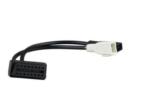 Audi VW 2x2 OBD1 2 Pin to OBD2 16 Pin VAG COM KKL 409 Adapter Diagnostic Cable